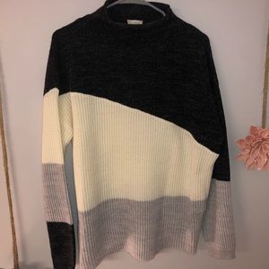 Gray and Black Sweater